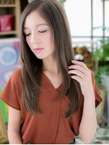 カバーヘア ブリス 戸田公園西口店(COVER HAIR bliss) 透明感オリーブグレージュレイヤーロングc6戸田公園20代30代40代