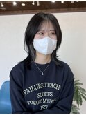 韓国風ウルフカット/ハッシュカット