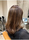 白髪ぼかし大人可愛い20代30代ヘルシーレイヤー×ハイライト