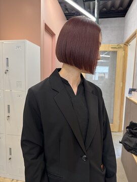 アマーク(a mark) 【松本華】pinklavender×bob