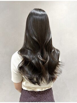 ジーナ 渋谷本店(Zina) ローレイヤー×グレージュ