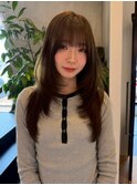 韓国レイヤー/くびれレイヤー/顔周りレイヤー/ロング