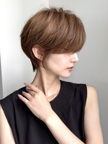 インセプション 銀座(INCEPTION) 切りっぱなしショート・ボブ/絶壁解消/前髪なし/40代/30代/丸顔