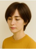 大人ショート/小顔/前髪あり/ショートボブ/20代/30代/40代/50代