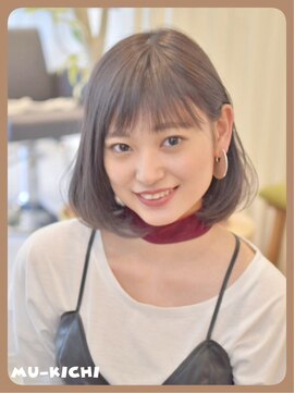 むーきち 吉祥寺(mu-kichi) シースルーバング×爽やかボブ