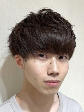 ビューブルー 亀戸錦糸町(VIEW BLUE) メンズナチュラル2wayマッシュ/ニュアンスパーマ/ピンクブラウン