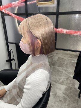 シーバイスリー 綱島(C×3) ラベンダーのインナーカラー