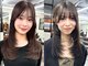 ニコ トウキョウ ヨコハマ(nico)の写真/ミディアム・ロングヘアの顔まわりを計算！レイヤーカットで軽やかさをプラス♪