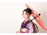 【TEL予約限定】成人式前撮りor後撮り/振袖着付+ヘアセット+ポイントメイク