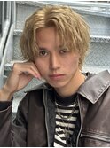 MEN’S/リバースセンターパート/ニュアンスパーマ/大宮