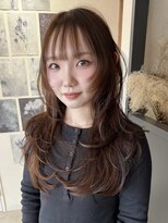 エトワ 中央店(etoi)&nbsp;大分ハッシュカット胸上鎖骨下ミディアムレイヤースタイルかるめ