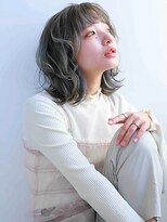 ヘアメイク フレンシア(hair make flencia) くすみグレージュ×外ハネボブ