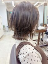 キアラ(Kchiara)&nbsp;結べるレイヤーボブ×ブリーチ無しオリーブベージュ/くびれボブ