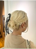 【ヘアセット】三つ編み×ヘアセット