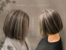 ゼンコー 立川高島屋(ZENKO)の雰囲気（上品な大人のデザインカラー！艶感ボブ×白髪ぼかしカラー♪）