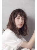 ☆air-OSAKA☆栃本優美☆柔らかミディアムウェーブロブ☆