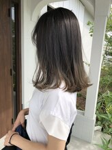 リアン(Lien) 【Lien 松尾】大人かわいい ラテグラデーション 外はねロブ
