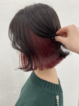 ロルド レーブ(Rold reve) インナーカラー × ラベンダーピンク×バイカラー