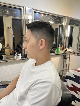 メリケンバーバーショップ フクオカ(MERICAN BARBERSHOP FUK) 外国人風ミリタリーショート