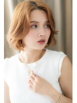 カバーヘアアンドスパ ブリス 浦和(COVER HAIR&SPA bliss)&nbsp;かきあげバングセンターパートジェシカライツＡラインボブZ浦和