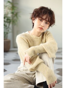 リベラル(liberal) ゆるふわショートパーマ 【30代/40代】