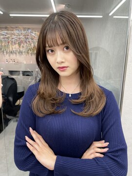 ロンド マーレ 天神大名店(Lond mare) イメチェン/チェリーブラウン/フェミニン/ダークアッシュ/束感