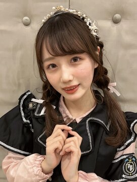 ピークアブー アヴェダ アトレ恵比寿(PEEK-A-BOO AVEDA) あみ下ろしツインテール