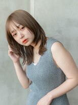 大人ガーリー/チョコレートカラー/20代30代レイヤー