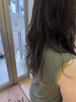 アメイジングヘアー 中沢店(AMAZING HAIR) 襟足インナーカラー/エアリーロング/ベージュ/20代30代40代