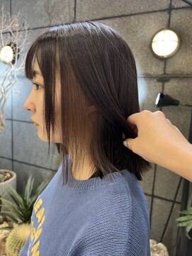 ゼスト フィーノ(ZEST fino) 【中野花純】一回のブリーチから挑戦できるイヤリングカラー！