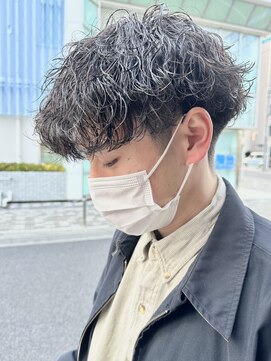 オーガニック アトリエ 大宮(organic+atelier) 20代30代40代メンズツーブロック波巻きツイストスパイラルパーマ