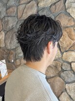 ラック(LUCK)&nbsp;ハイライト/マッシュパーマ/ウルフ/アッシュブラック/ツイスパ