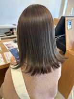 カノエ 山口小郡店(canoe)&nbsp;長めボブスタイル×透明感アッシュ