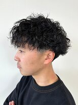 イーストハムアネーロ(EAST HAM anello) ツーブロック/ラフなスパイラルパーマ