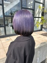 ヘアーアンドエステ ハラダ 滝ノ水店(Hair&Esthe Harada)&nbsp;パープルアッシュ/ショートボブ