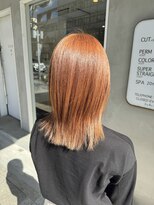 グク(GUK) オレンジブラウン〔沼津/トリートメント/ブリーチ〕