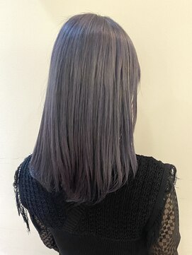 フーコー 朝日ヶ丘店(fuhcoh) くすんだ寒色透明感カラー