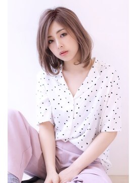 オーロ 西大寺店(ORO) 【ホワイトグレージュ】ハイトーンをより魅せるらぶスタイル