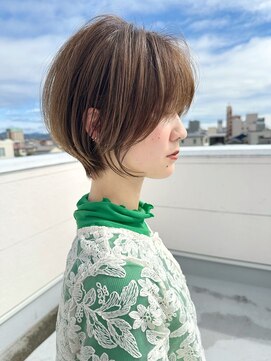 リット(lit.) ☆静岡ショート×ショートボブ×やわらかベージュ☆