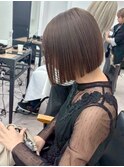 小顔タッセルボブ×似合わせカット[ボブ/縮毛矯正/丸型卵型】