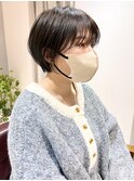 *滝田*吉祥寺小顔似合わせショートカット透明感グレージュ人気