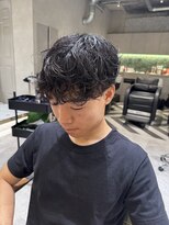 ゼスト リル 新宿(ZEST lill)&nbsp;シャドウパーマ 無造作パーマ くせ毛風 新宿