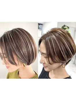 【堀江】グレイカラーでもおしゃれで旬な髪色を楽しめる！30代からのファーストグレイ世代にもおすすめ◎