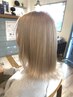 【平日限定】カット＋ダブルカラー＋髪質改善ミネコラ1回コース