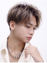 リップス 表参道店(LIPPS)&nbsp;シャープパーマハイライトお洒落センターパート