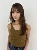 ユーフォリア 青山(Euphoria)&nbsp;大人美人艶カラーベージュ小顔カット透明感レイヤーロング