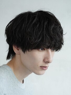 フィフス 仙台(fifth) 仙台ニュアンスパーマセンターパートカルマパーマ毛流れ緩め30代