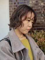 シベルバレー 横浜(sibell)&nbsp;▽ ショートパーマヘアレイヤーパーマボブニュアンスボブパーマ
