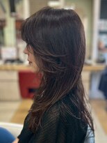 ヘアークリアー 春日部&nbsp;ミセス ロングレイヤー 顔周りレイヤー 艶髪