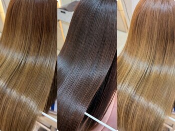 アームス リレーション(Arms Relation)の写真/【オトナ上品な艶髪/髪質改善サロン】ブリーチ・エイジング毛も◎一人ひとりに合わせたオーダーメイド矯正